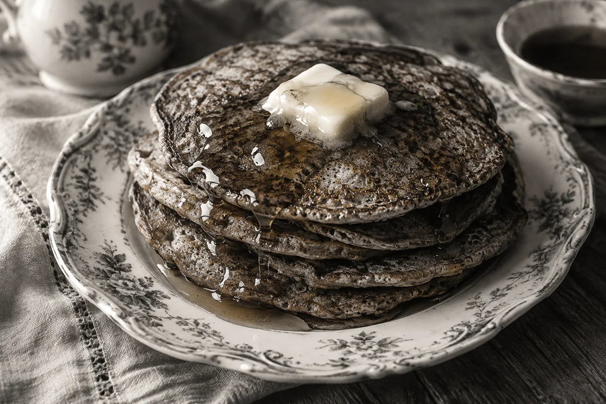 Buckwheat pancakes — the black-and-white years