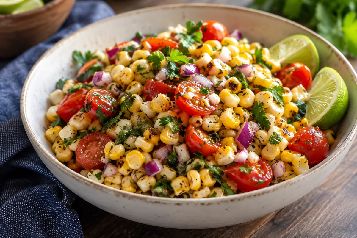 Summer corn salad — the modern table